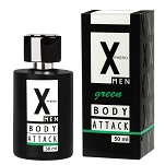 BODY ATTACK Green for men 50ml - 3