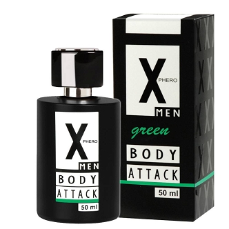 BODY ATTACK Green for men 50ml