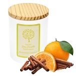 Świeca sojowa Pomarańcze i cynamon - 3