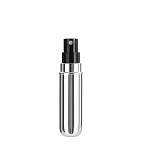 Atomizer do perfum wielokrotnego użytku, srebrny. Dyskretny - 4